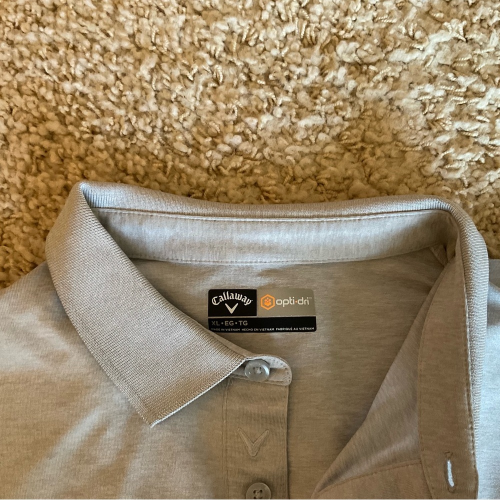 Callaway Men's Light Gray Polo Shirt